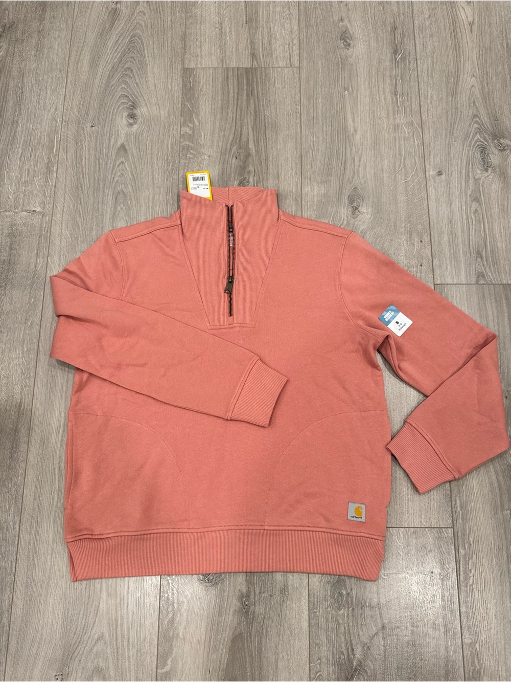 Carhartt Coral Half-Zip Sweatshirt
